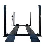 Oasis 4-Post Car Lift Narrow 9000 LBS | 110V | Free Casters & Ramps Included