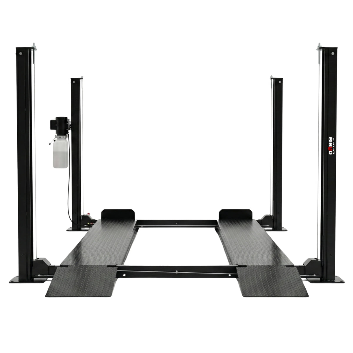 Oasis 4 Post Car Lift 9000 LBS Capacity | 110V | 2-Year Warranty