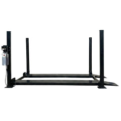 Oasis 4-Post Car Lift Narrow 9000 LBS | 110V | Free Casters & Ramps Included