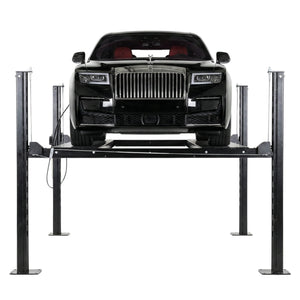Extra Large 4-Post Car Lift 9,000 LB | 78" Drive-Under | Fits Full-Size Trucks