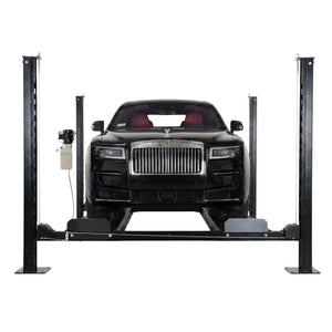 Extra Large 4-Post Car Lift 9,000 LB | 78" Drive-Under | Fits Full-Size Trucks