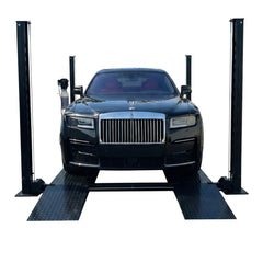 Extra Large 4-Post Car Lift 9,000 LB | 78" Drive-Under | Fits Full-Size Trucks